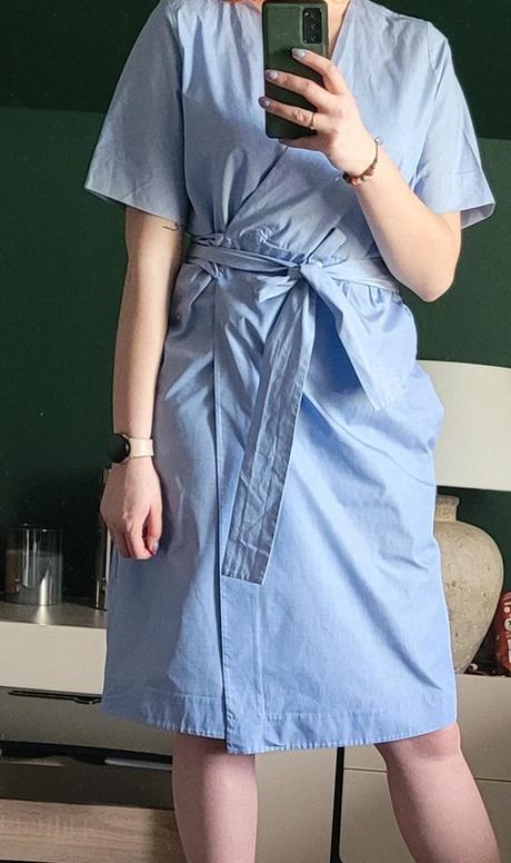 Modré šaty s vreckami cos, cos,l