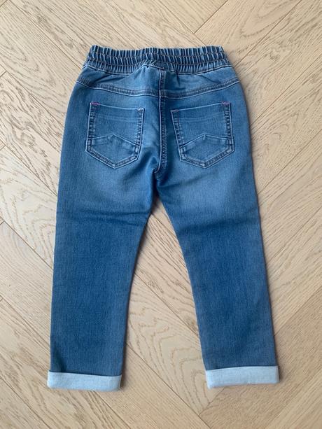 Velmi mäkucke riflové nohavice, next,104