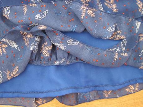 Šifónová sukňa s volánmi max c london, 40