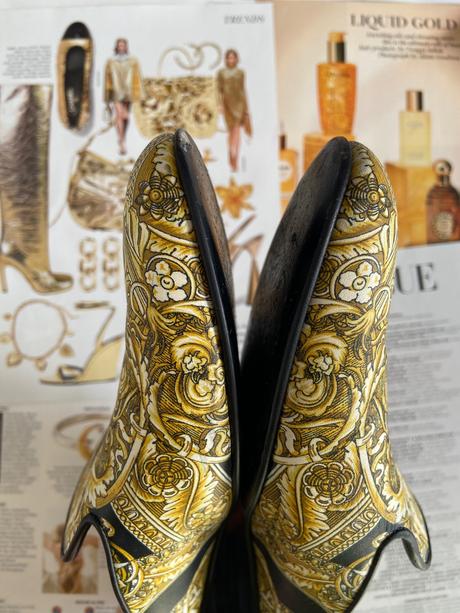 Versace baroque mules 38,5 - 39, versace,39