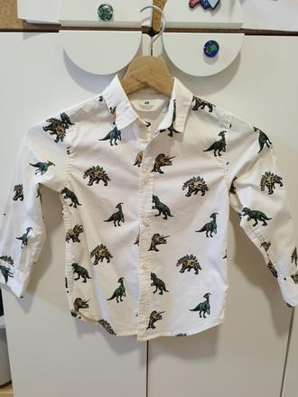 Dino košeľa, veľkosť 110, h&m,110