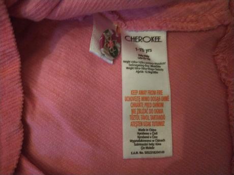 Suknička - menšester jemný, cherokee,86