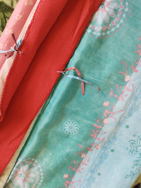 Dvojitá prikrývka - tyrkys, 