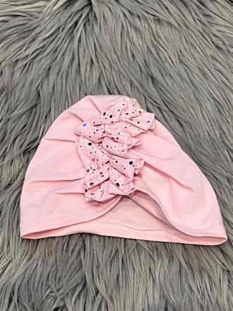 Dievčenská čiapka s riasením, 56