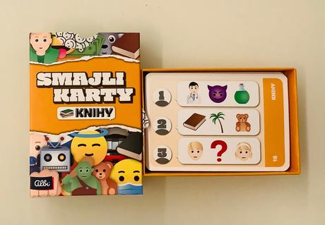 Super hra albi smajli karty knihy, 