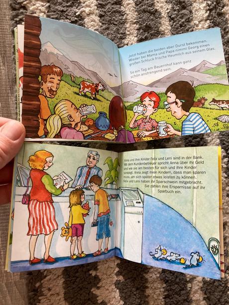 Mini knižky v nemčine 2ks, 