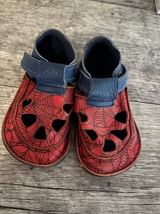 Baby bare sandalky - summer perforation, baby bare shoes,22