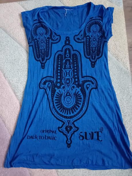 Pekne modre suredesign mini saty, m