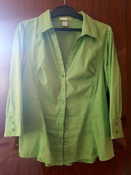 Zelena kosela / bluzka, h&m,38