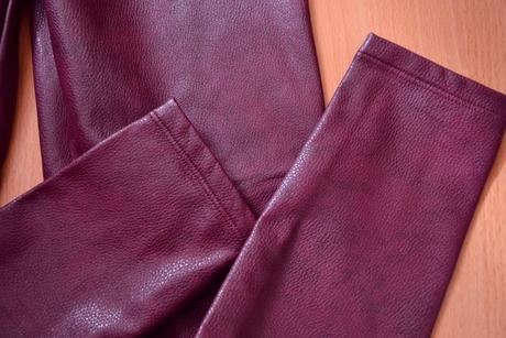 Tezenis oteplené kož bordo legíny xs/s, tezenis,xs