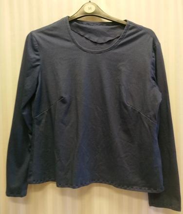 Dámsky modrý elastický top, xl/xxl, xl