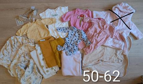 Mix značkových vecí novorodenec, 50–62