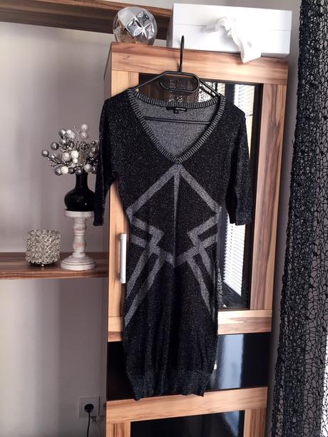 Trblietavé elastické šaty, tally weijl,xs