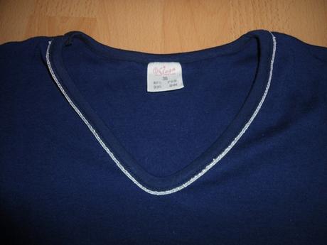 Tmavomodre damske tricko, xs