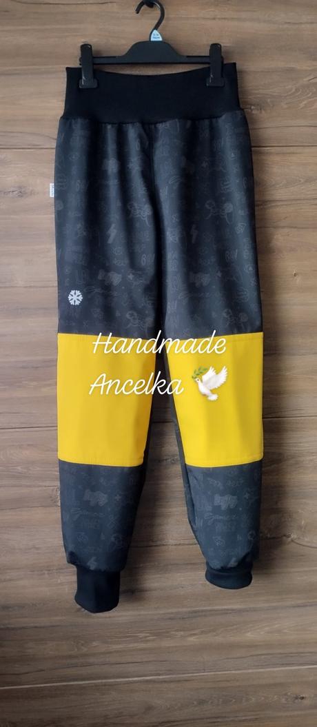 Zimné softshellky kombin.s reflexnym prvkom, 74 - 164