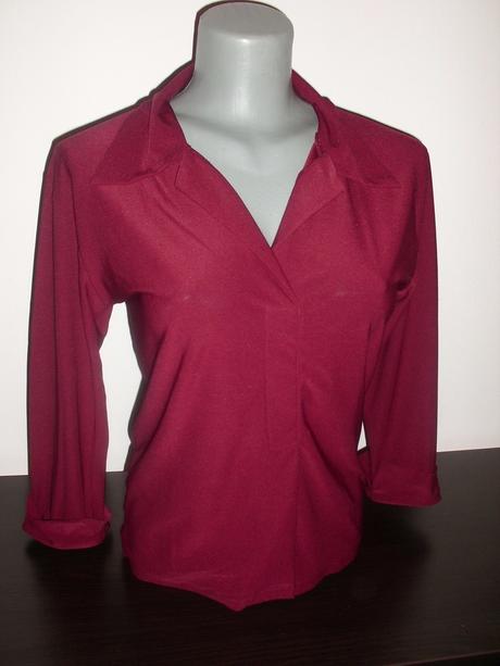 Bordový top, veľkosť m, m