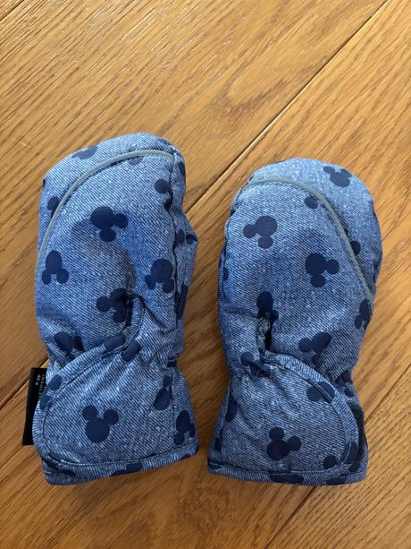 Detske hrube rukavicky, h&m,74