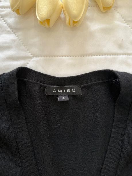 Čierny elastický svetrík amisu, amisu,s