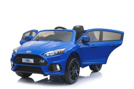 Elektrické autíčko ford focus rs, modré, 12v, eva,