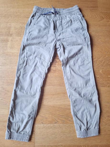 Hnedé letné nohavice na gumu, č. 134-140, gap,134