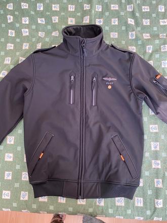 Pilotská softshellová bunda, s