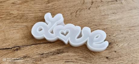 Silikónová forma -love-19,7 x 9,2 cm, 
