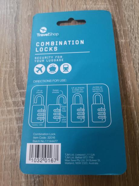 Travel shop zámok na kufor 2 ks, 