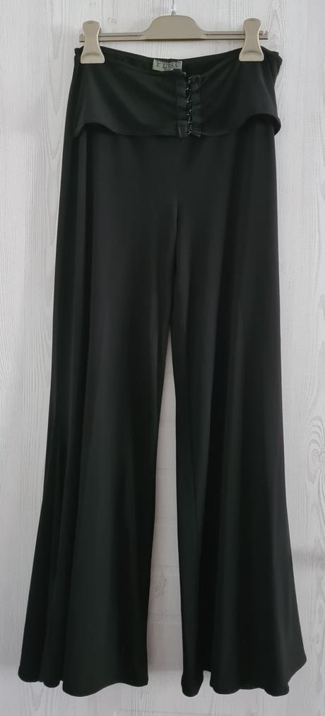 Elegantná blúzka, top a široké nohavice (komplet), s