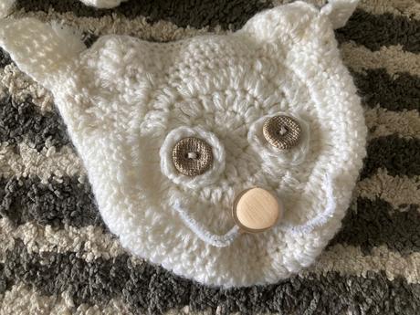 Mačičková pletená kabelka, 