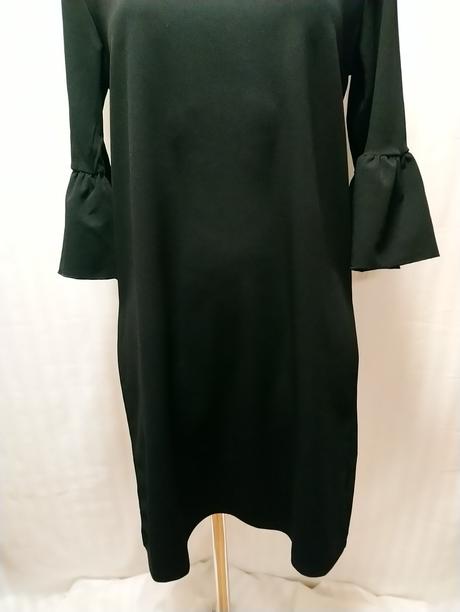 Dámske čierne elastické šaty, terranova, terranova,m