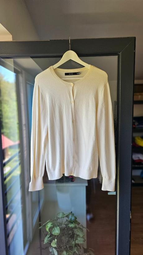 Vero moda smotanový pulóver s gombíkmi, vero moda,l