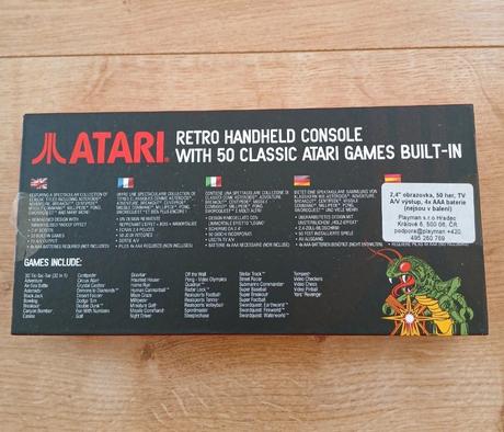 Atari retro handheld console,
