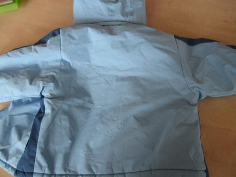 Bledomodrá bundička so žirafkou na zimu, 80