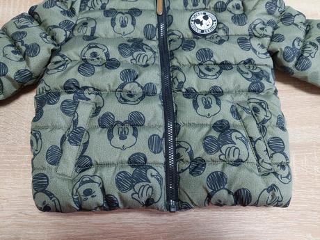 Mickey mouse teplunká bunda zn.disney baby veľ.74, disney,74
