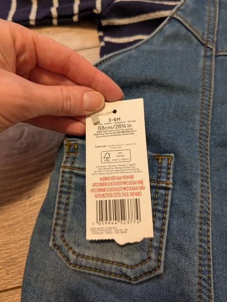 Nohavice + body, f&f,68