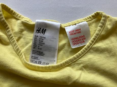 Pyžamo na leto, h&m,110