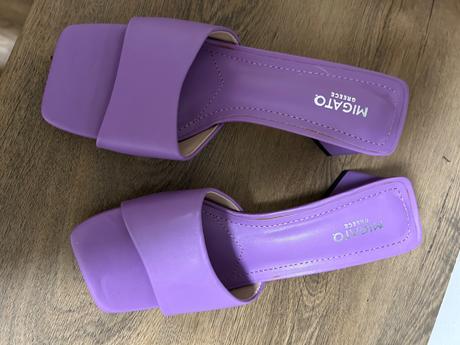 Fialové šľapky migato, 38