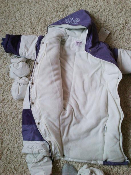 Detská veľmi teplá zimná kombinéza, 92