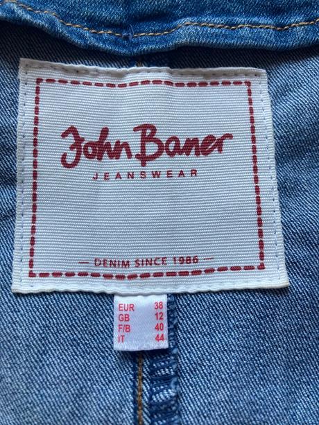 Jeansová vesta zn.john baner, m
