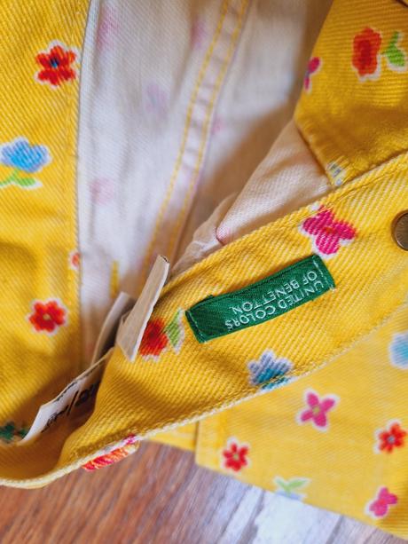 B1828 suknička, rifľová, benetton,92