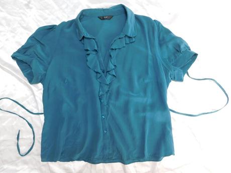 Pekna hodvabna bluzka, f&f,46