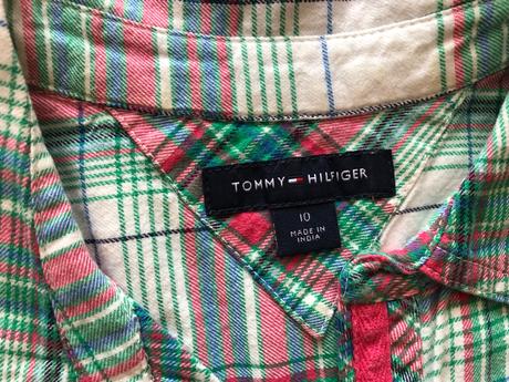 Koselove karovane saty, tommy hilfiger,146