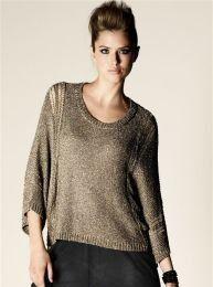 Next pozlátený pulovrík oversize, next