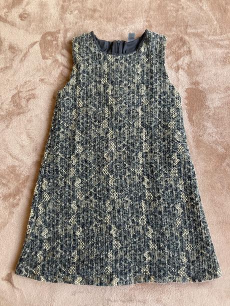 Teplé šaty bez rukávov, zara,140