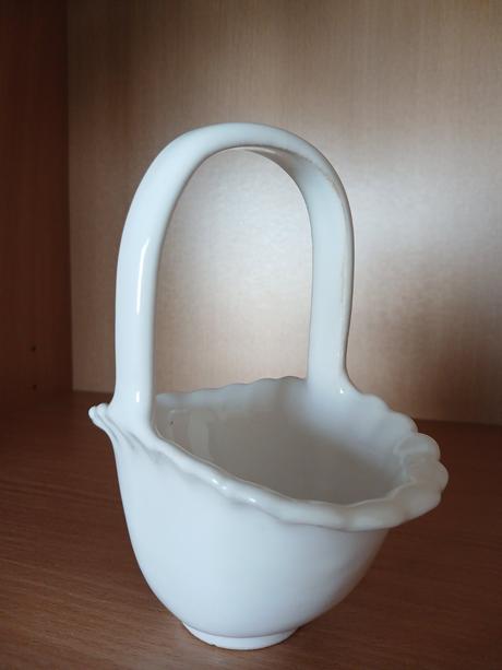Keramická miska v tvare košíka 16 cm,