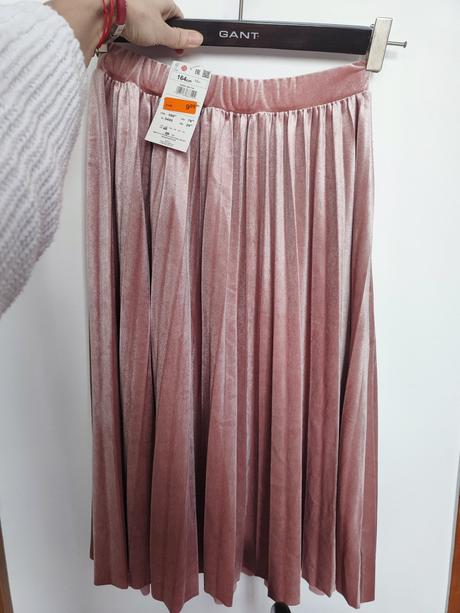 Nová semiš sukňa 164/ 14 r/ xs, 164