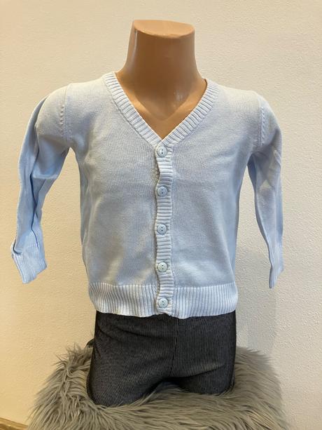 Dievčenský sveter svetlomodrý h&m (86), h&m,86