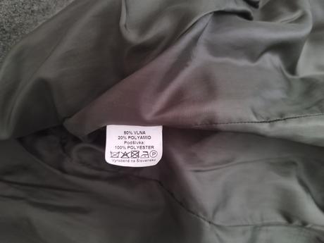 Dlhý vlnený kabát, xl