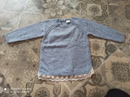 Svetrik s krajkou, f&f,80