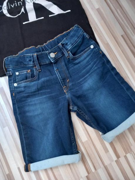 H&m šortky +tričko veľ.128, h&m,128